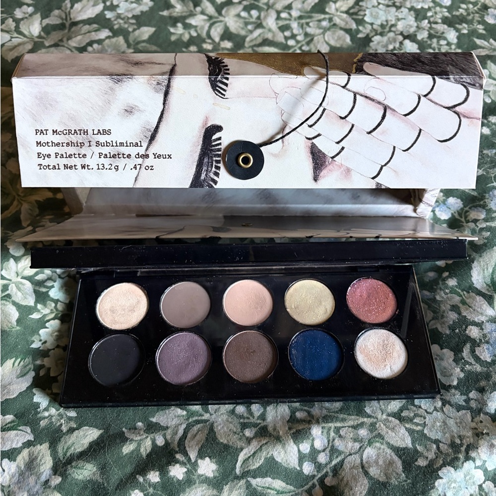Pat McGrath Mothership I Subliminal Eye Palette - in box, some colors swatched